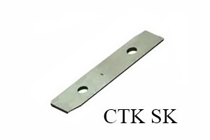Ножи сменные твердосплавные 2 режущие кромки со скосами 2 отверстия CTK SK Тип 2