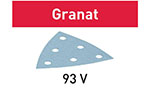 Мат.шлиф. Granat P 280, компл. из 100 шт.  STF V93/6 P280 GR/100
