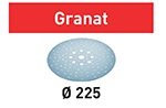 Мат. шлиф. Granat P 180, компл. из 25 шт.  STF D225/128 P180 GR/25