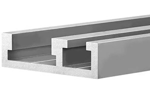 Шина направляющая с двумя пазами T-track/Ти-трак 45,6х12,5 мм TR045 Woodwork/Вудворк
