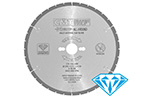 Пильные диски с алмазными режущими гранями универсальные по различным материалам