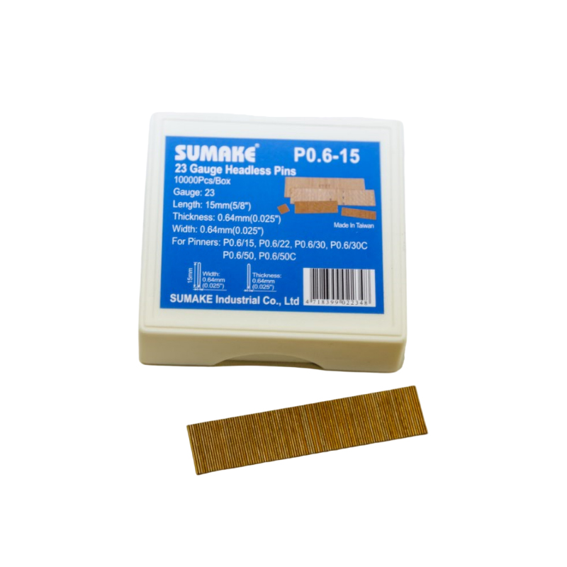 Шпилька Sumake P0.6-15 уп.10000 шт. 15 mm- 0.64 mm