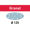 Мат.шлиф. Granat P80, компл. из 10 шт. STF D125/9 P  80 GR 10X