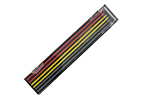 Грифели графитовые для карандаша ø2,0 мм цветные 6 шт. в наборе (красн. х2, жёлт. х2, черн. х2)