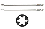 Набор бит TORX-T15 №2 для саморезов TX15-150 Woodwork/Вудворк 150 мм