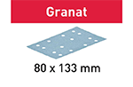 Мат.шлиф. Granat P 80, компл. из 10 шт. STF 80x133 P80 GR 10X