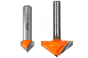 Фрезы пазовые V-образные 90/105/120° CMT