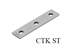 Ножи сменные твердосплавные 2 режущие кромки 3 отверстия CTK ST Woodwork/Вудворк