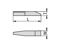 Бланкета Ceratizit 40330 23,5x4,5x5,0 HC25