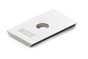 Ножи сменные из твёрдого сплава 2 режущие кромки 1 отверстие CTK ST Woodwork/Вудворк