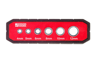 Кондуктор для сверления под 90° DGA-006 Woodwork/Вудворк Ø4-Ø5-Ø6-Ø8-Ø10-Ø12