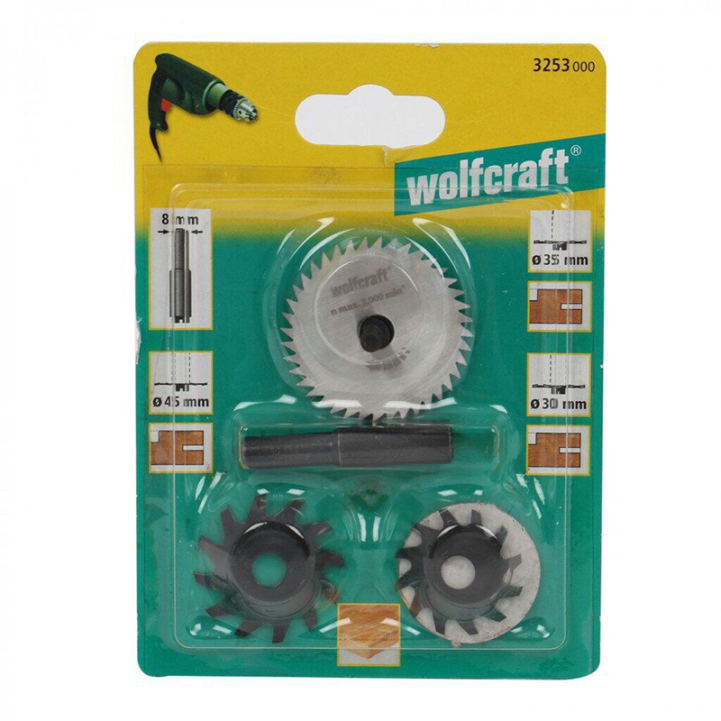 CMT-SHOP - Купить  фрез WOLFCRAFT д/дрели Wolfcraft 3253000 Серия .