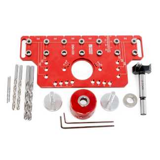 Кондуктор сверлильный DGA-030 Woodwork/Вудворк для установки мебельных петель Ø35 мм и полок