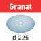 Мат. шлиф. Granat P 100, компл. из 25 шт.  STF D225/128 P100 GR/25
