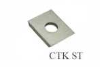 Ножи сменные твердосплавные 2 режущие кромки 1 отверстие CTK ST