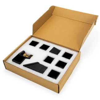 Набор магнитных угловых направляющих для пиления 90°/45° и 6 блоков для соединения 'ласточкин хвост' в комплекте с крепёжной струбциной