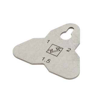Каттер - цикля с радиусами R1, R1,5 и R2 мм CUT-01 Woodwrork из инструментальной стали