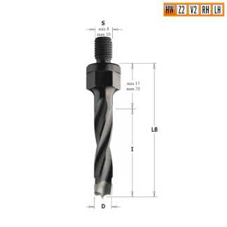 Распродажа - свёрла с резьбовым хвостовиком СМТ