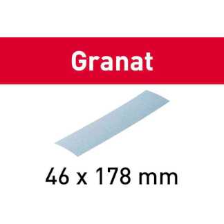 Мат.шлиф. Granat P 80, компл. из 10 шт. STF 46X178 P80 GR/10