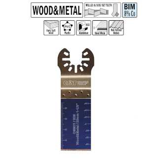Погружное пильное полотно  28 мм для древесины и металла (5 штук)