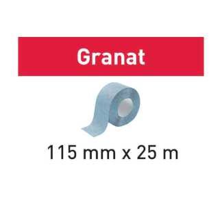 115x25m P320 GR Материал GRANAT для ручного шлифования в рулоне