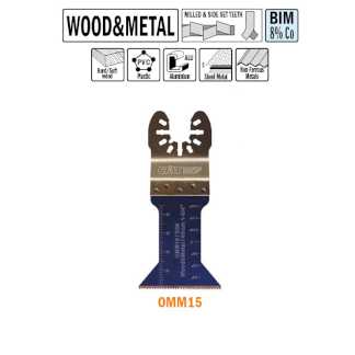 Погружное пильное полотно BIM 45 мм для древесины и металла (без индивидуальной упаковки)