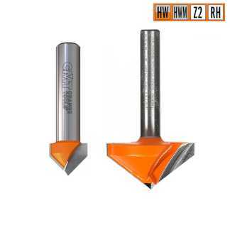 Фреза концевая CMT V-образная D=38,0 I=19,0 S=1/2" L=70,0 