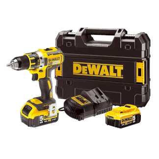 DeWalt DCD791P2-QW 18.0 В XR бесщеточная дрель-шуруповерт, 460 Вт, 2 скорости: 27/70 Нм, 