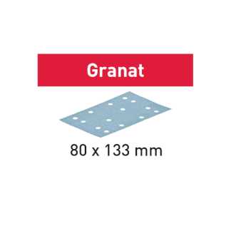 Мат.шлиф. Granat P 80, компл. из 50 шт. STF 80x133 P80 GR 50X