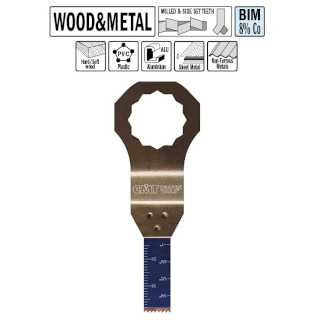 Погружное пильное полотно  10 мм для древесины и металла (5 штук)