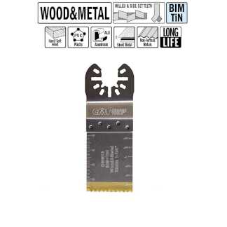 Погружное пильное полотно  "extra-long"  32 мм для древесины и металла (5 штук)