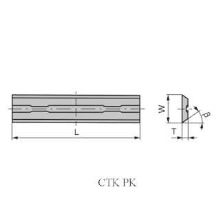 Нож поворотный CTK PK  82.0x 5.5x1.1  CTOPP10