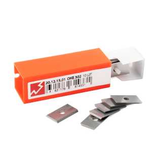 Ножи сменные из твёрдого сплава 2 режущие кромки 1 отверстие CTK ST Woodwork