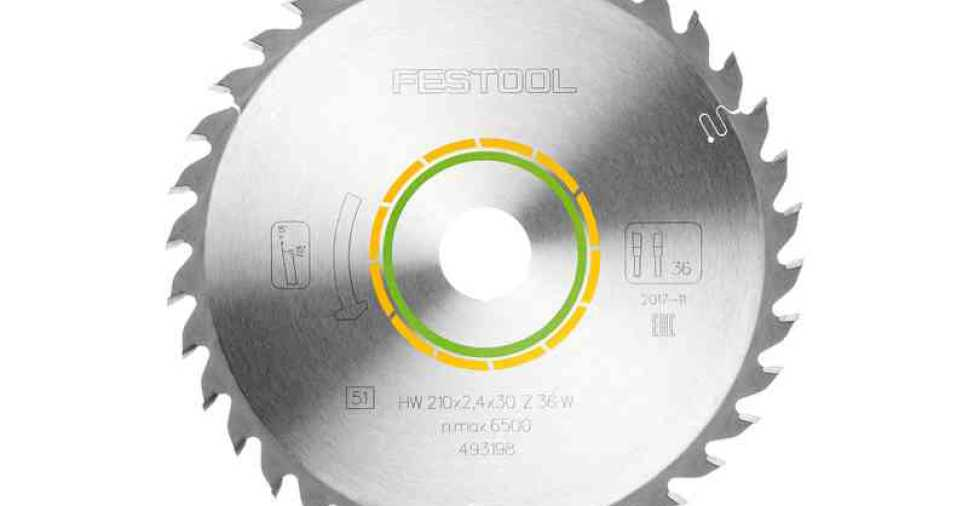 CMT-SHOP - Купить Диск пильный HW 210X2,4X30 W36 Festool 493198 Серия .
