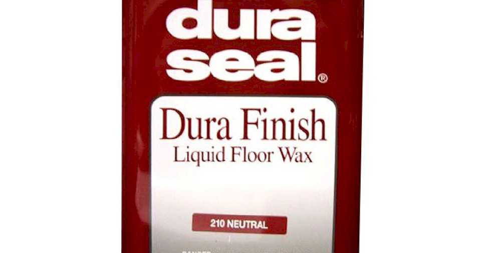 dura seal liquid floor wax