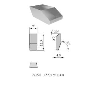 12,5X4,0X4,0  GC32 зубья для пильных дисков