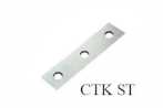 Ножи сменные твердосплавные 4 режущие кромки 3 отверстия CTK ST Woodwork/Вудворк