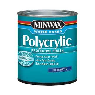 Полиуретановый лак на водной основе Polycrylic Minwax