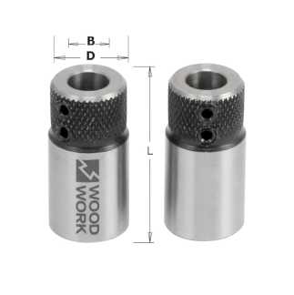 Набор патронов для свёрел на станок D=10x20 L=40 - 2 шт.