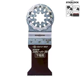 Погружное пильное полотно "японский зуб" 30 мм Scraper Adhesive&Nail M-30 Blade ZETSAW
