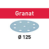 Мат.шлиф. Granat P400, компл. из 100 шт. STF D125/9 P  400 GR 100X
