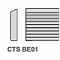 Бланкеты под напайку форма CTS BE01
