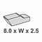 60200   - 8.0 x W x 2.5
