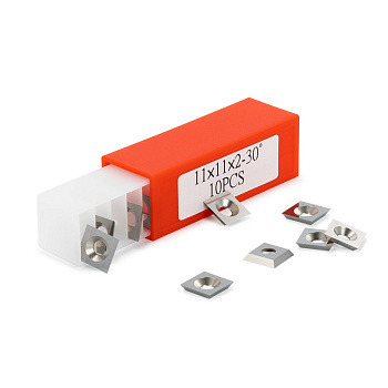 11,0x11,0x2,0x30° (4 грани) нож для токарных резцов Woodwork/Вудворк 11.11.20.05