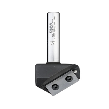 Фреза Dimar 1053669 V паз 130° гр. сменные ножи D54x12,7 L77 Z2 хвостовик 12_S,1 053 669