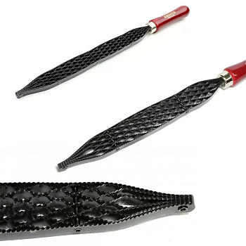 Рашпиль Saw Rasp/Соу Расп SR-20 столярный / плотницкий 270 (185) мм 10TPI/25TPI артикул Z.SR-20 SHINTO (Япония)