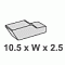 60400   - 10.5 x W x 2.5