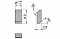 Зуб для пил 100 шт. Ceratizit 25374-6,0X2,0X2,0 CTOPP10