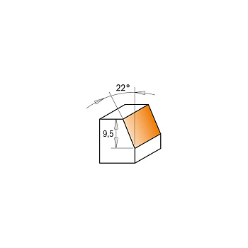 Фрезы для снятия фасок 22°-25°-30°-45° с подшипником 7/8/909-7/910