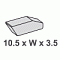 26457 - 10.5 x W x 3.5